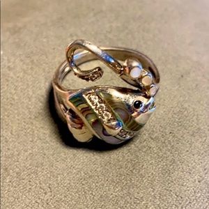Adorable angelfish ring size 7.5 in 925 sterling silver.